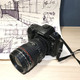 Non-Working Fake Dummy DSLR Camera Model Photo Studio Props with Strap for Canon EOS 5DSR(Black)