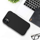 For iPhone 11 3 in 1 Leather Oil TPU + PC Shockproof Case(Black)