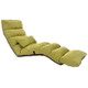 C1 Lazy Couch Tatami Foldable Single Recliner Bay Window Creative Leisure Floor Chair, Size:205x56x20cm (Green)