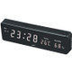 Combinatorial Alarm Clock Practical Digital Hanging Dual-purpose LED Clock, EU Plug(White)