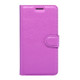 For Nokia 6 Litchi Texture Horizontal Flip Leather Case with Magnetic Buckle & Holder & Card Slots & Wallet (Purple)