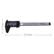 LCD Digital Vernier Caliper/Micrometer, Measure Range: 150 mm (6 inch)(Black)