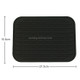 2 PCS Thicken Colorful Silicone Insulation Mat European Anti-burning Pot Pad Table Waterproof  Phone Pad(Black)