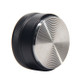 Macaron Stainless Steel Coffee Powder Flat Powder Filling Device, Specification:Thread(Black)