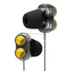 QKZ KD7 In-ear Four-motion Sports Music Headphones, Microphone Version (Black)