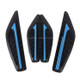 4 PCS Car Styling Anti-collision PUC Strips(Blue)