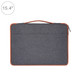 15.4 inch Fashion Casual Polyester + Nylon Laptop Handbag Briefcase Notebook Cover Case, For Macbook, Samsung, Lenovo, Xiaomi, Sony, DELL, CHUWI, ASUS, HP (Grey)