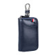 9102 Multi-function Waist Hanging Leather Zipper Wallet Keys Holder Bag (Dark Blue)