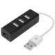 4 Ports USB 2.0 HUB for Apple Computer(Black)