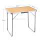 Outdoor Folding Table Home Simple Table Portable Table, Size:70x80x60cm