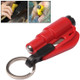 3 in 1 Car Emergency Hammer / Key Chain / Knife Broken Glass Portable Tool(Red)