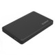 ORICO 2577U3 Grid Texture Design 2.5 inch ABS USB 3.0 Hard Drive Enclosure Box(Black)