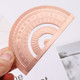 Protractor Ruler Drawing Measurement Math Tool Students Stationery Metal Angle Ruler