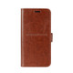 For Huawei  Enjoy 7S / P Smart Crazy Horse Texture Horizontal Flip Leather Case with Holder & Card Slots & Wallet(Brown)