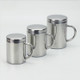 304 Stainless Steel Double Insulation Coffee Drink Milk Water Mugs Durable Drinking Cup with Lid 400ml