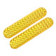 2 PCS High-brightness Laser Reflective Strip Warning Tape Decal Car Reflective Stickers Safety Mark(Yellow)