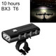 BX3 USB Charging Bicycle Light Front Handlebar Led Light (10 Hours, T6 Lamp Beads)