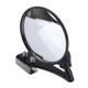 Vehicle Front Blind Area Wide-angle Adjustable Right Side Observation Mirror(Black)