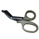 B-011 Outdoor Portable Medical First Aid Canvas Elbow Scissors with Fine Teeth(Army Green)