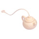 3 PCS Creative Silicone Tea Bag Tea Pot Shape Tea Filter Safely Cleaning Infuser(White)