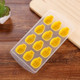 Banana Shaped Silicon Ice Cube Tray / Ice Mold Random Color