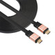 5m HDMI 2.0 (4K)  30AWG High Speed 18Gbps Gold Plated Connectors HDMI Male to HDMI Male Flat Cable(Rose Gold)