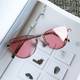 New Style Fashion UV400 Polarized Sunglasses Personality Network Reds Dark Glasses (Light Pink)