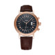 422 YAZOLE Men Fashion Business Leather Band Quartz Wrist Watch (Coffee+ Black)