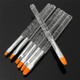 3 PCS UV Gel Acrylic Crystal Design Builder Painting Nail Art Brush Pen Tool Set Crystal Painting Drawing Carving Pen Set