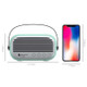 NewRixing NR-3000 Stylish Household Bluetooth Speaker with Hands-free Call Function, Support TF Card & USB & FM & AUX(Red)