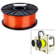 PLA 1.75 mm Transparent 3D Printer Filaments(Red)