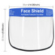 Anti-Saliva Splash Anti-Spitting Anti-Fog Anti-Oil Protective Face Shields Mask with Elastic Band