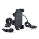 Motorcycle Mobile Phone Charging Stand with USB Charging, Suitable for 3.5-7 inch Phones