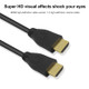 1m HDMI 19 Pin Male to HDMI 19Pin Male Cable, 1.3 Version, Support HD TV / Xbox 360 / PS3 etc (Black + Gold Plated)