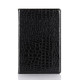 For Galaxy Tab S6 T860 / T865 Crocodile Texture Horizontal Flip Leather Case with Holder & Card Slots & Wallet (Black)