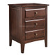 Modern Minimalist Solid Wood Storage Cabinet Locker Bedroom Full Bedside Table