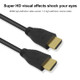 50cm HDMI 19 Pin Male to HDMI 19Pin Male Cable, 1.3 Version, Support HD TV / Xbox 360 / PS3 etc (Black + Gold Plated)