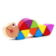 Educational Children Early Learning Exercise Baby Fingers Flexible Kids Wood Twist Insects Game(Colorful)