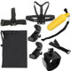 YKD-106 7 in 1 Chest Belt + Wrist Belt + Head Strap + Floating Bobber Monopod + Remote Wrist Belt + Carry Bag Set for GoPro NEW HERO /HERO7 /6 /5 /4 /3+ /3 /2 /1 / SJ4000