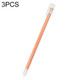3 PCS Simple Flash Color Student Writing Neutral 0.5mm Hand Account Marker(Orange)