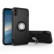 For   iPhone X / XS    Magnetic 360 Degree Rotation Ring Armor Protective Case(Black)
