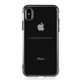 Three Sections Electroplating Side TPU Protective Back Case for iPhone XS Max(Black)