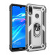 Armor Shockproof TPU + PC Protective Case for Huawei Y7 (2019), with 360 Degree Rotation Holder (Silver)