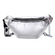 Summer Transparent Fanny Packs Chain Waist Packs Small Belt Bags Female Chest Bag Travel Waist Pack(Clear)