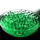 1000 PCS Home Decor Pearl Shaped Crystal Soil Water Beads Bio Gel Ball For Flower/Weeding Mud Grow Magic Jelly Balls(Army Green)