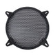 8 inch Car Auto Metal Mesh Black Round Hole Subwoofer Loudspeaker Protective Cover Mask Kit with Fixed Holder