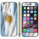 Argentine Flag Pattern Mobile Phone Decal Stickers for iPhone 6 Plus & 6S Plus