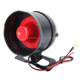 Car Safty Warning Alarm System Engine Push Start/Stop Button with Two Remote Controls, DC 12V