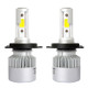 S2 2PCS H4 18W 1800LM 6500K 2 COB LED Waterproof IP67 Car Headlight Lamps, DC 9-32V(White Light)