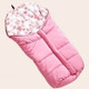 Newborn Baby Stroller Sleeping Bag Infant Go out Swaddle Winter, Size:82x45x38cm(Pink)